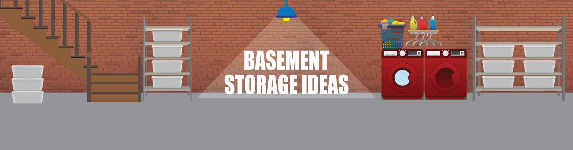 basement storage ideas from BKAYE Self Storage